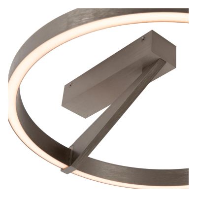 Lucide APPLAUSE - Flush ceiling light - Ø 40 cm - LED Dim. - CCT - 1x26W 2200K/4000K - Grey iron - Premium